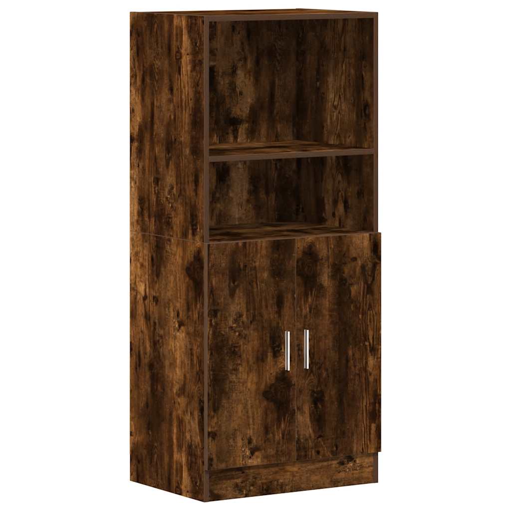 vidaXL 3-delige Keukenkastenset bewerkt hout wit