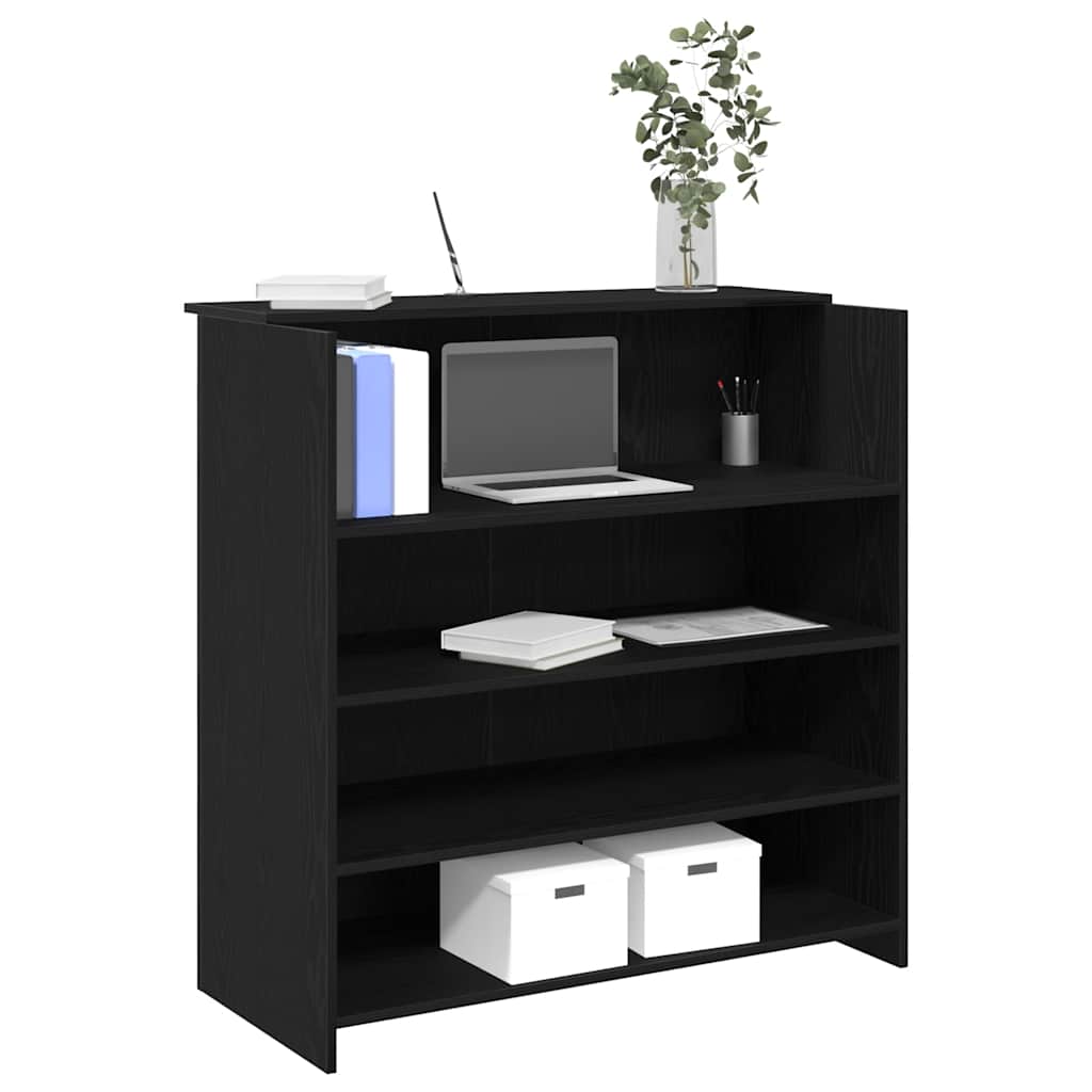 vidaXL Reception Desk White 100x50x103.5 cm Engineered Wood