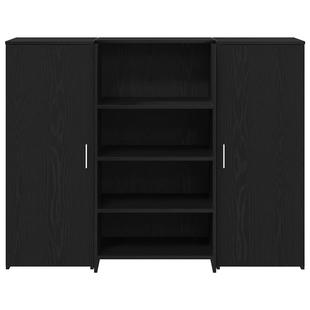 vidaXL Receptiebalie 135x50x103,5 cm bewerkt hout wit