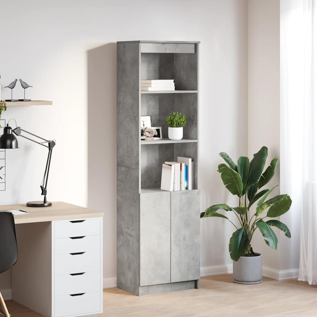 vidaXL Highboard 50x35x180 cm spaanplaat wit