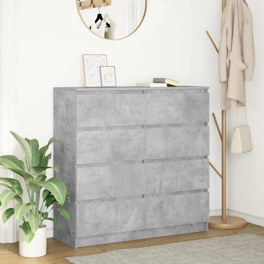 vidaXL Dressoir 100x35x99 cm bewerkt hout wit