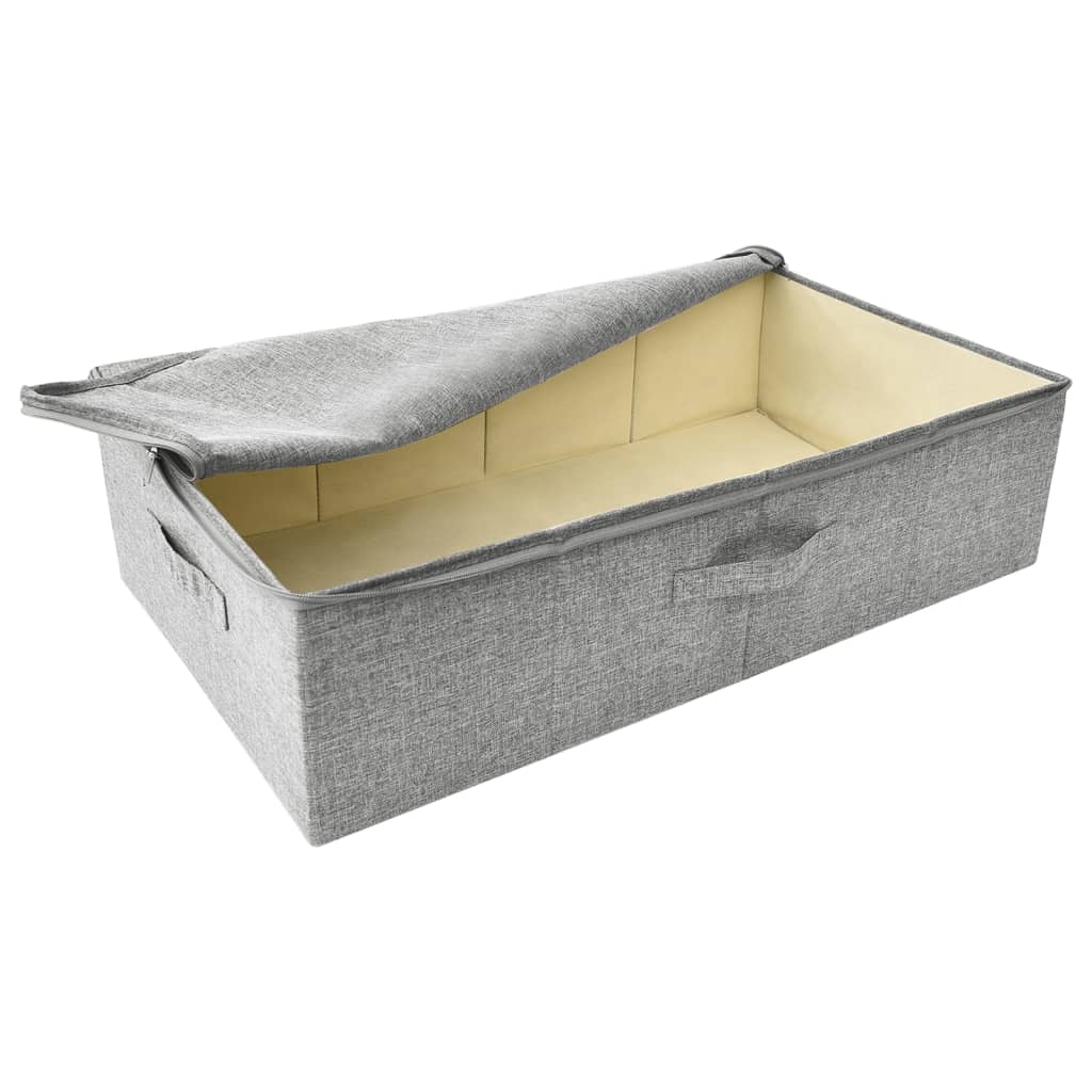 vidaXL Opbergbox 70x40x18 cm stof antracietkleurig