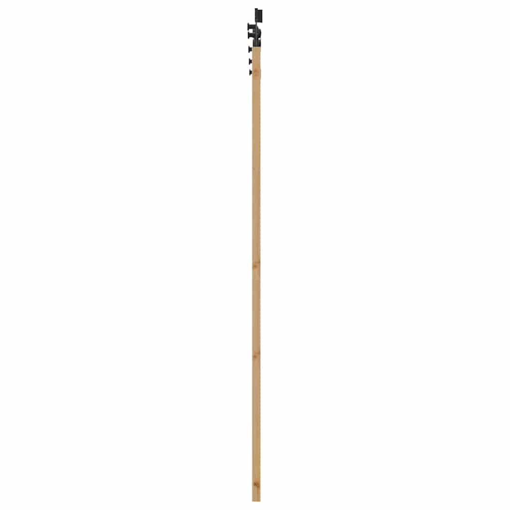 vidaXL Schuifdeur ORKDAL Wit en Zwart 73,5 x 211 cm