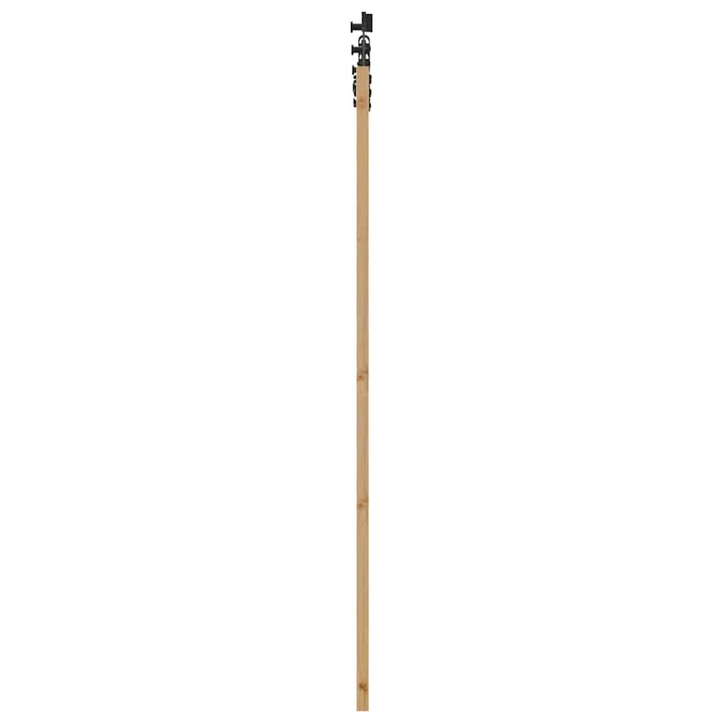 vidaXL Schuifdeur Wit 73,5 x 211 cm Massief grenenhout en glas