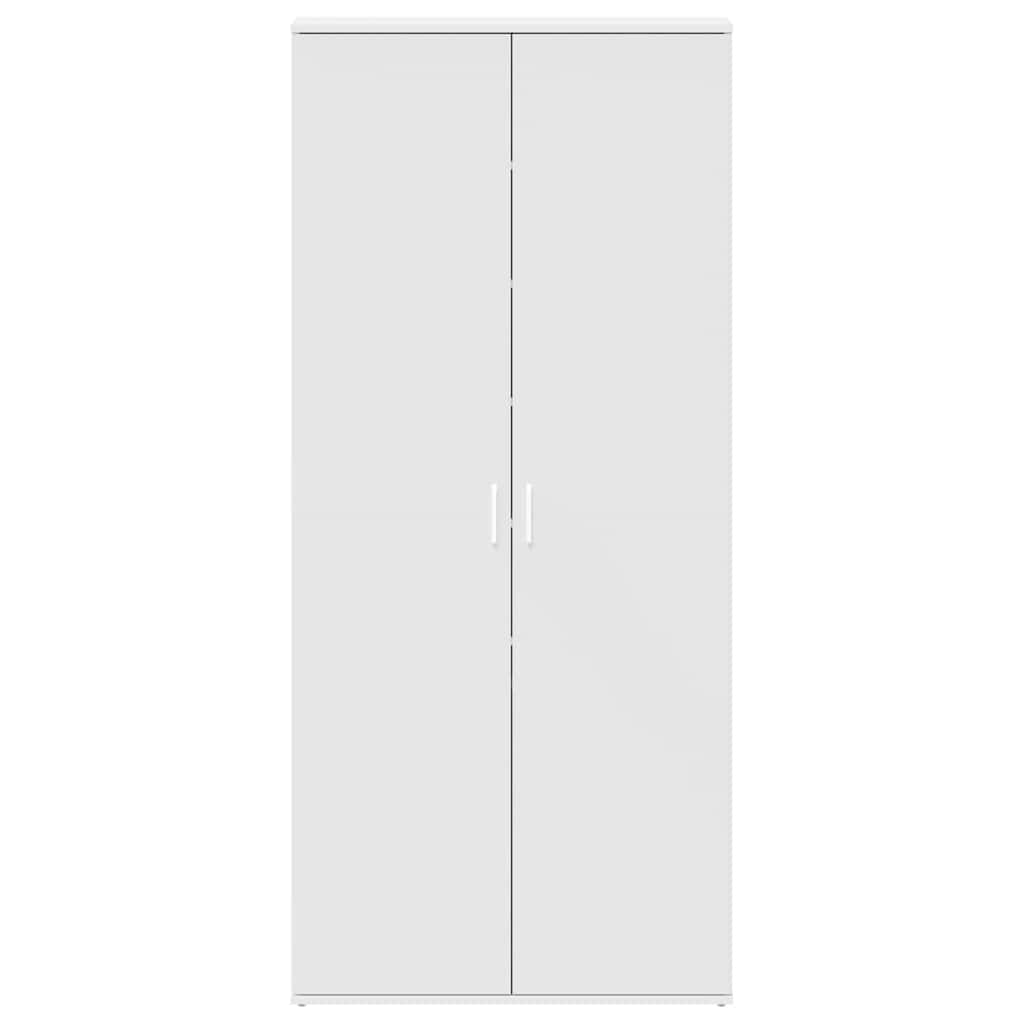 vidaXL Schoenenkast met plank Wit 80 x 39 x 178 cm Bewerkt hout
