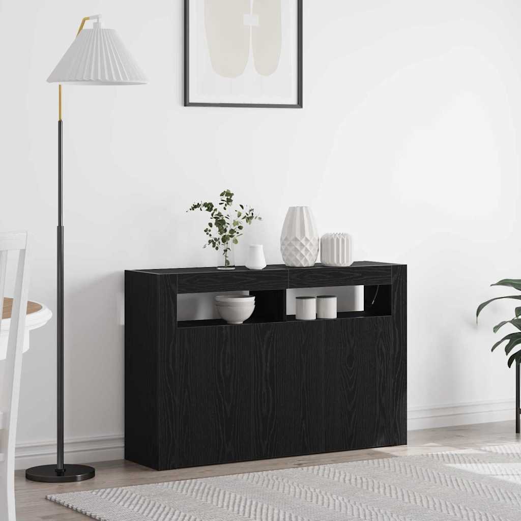 vidaXL Dressoir Wit 116 x 30 x 75 cm Bewerkt hout