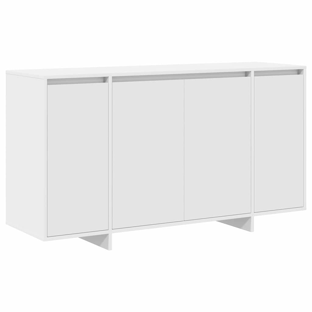 vidaXL Dressoir Wit 135 x 41 x 75 cm Bewerkt hout