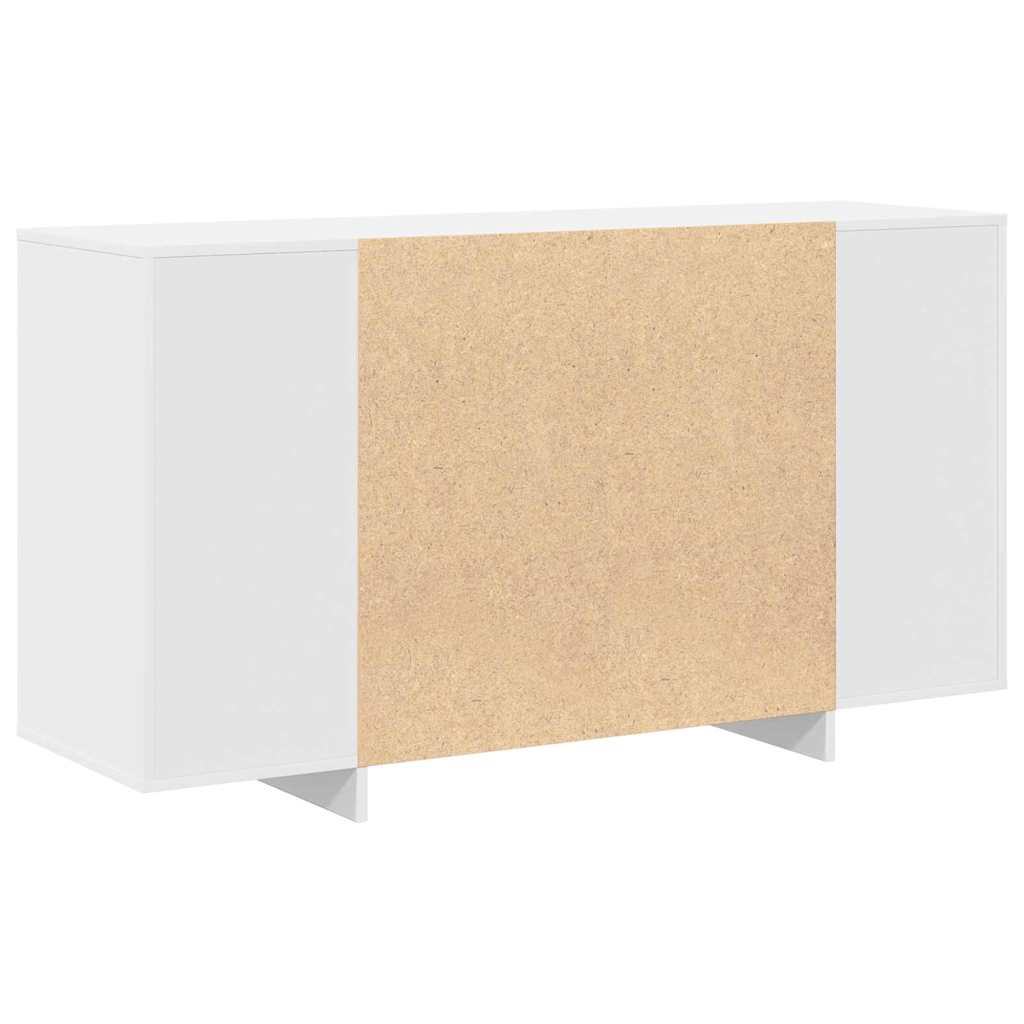 vidaXL Dressoir Wit 135 x 41 x 75 cm Bewerkt hout