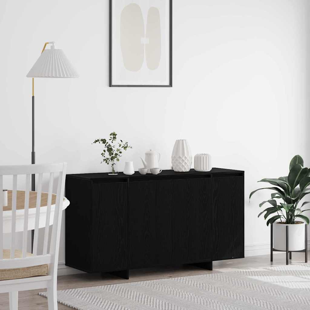 vidaXL Dressoir Wit 135 x 41 x 75 cm Bewerkt hout