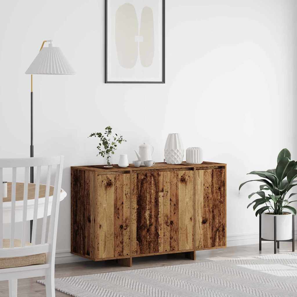 vidaXL Dressoir Wit 120 x 41 x 75 cm Bewerkt hout