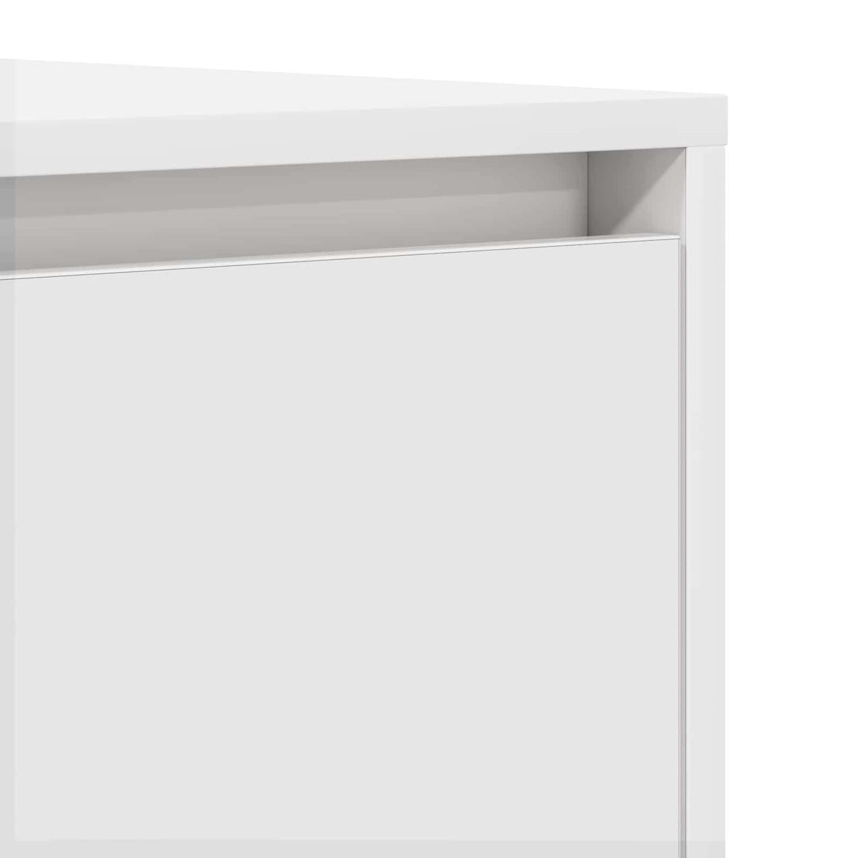vidaXL Dressoir met lade Wit 120 x 41 x 75 cm Bewerkt hout