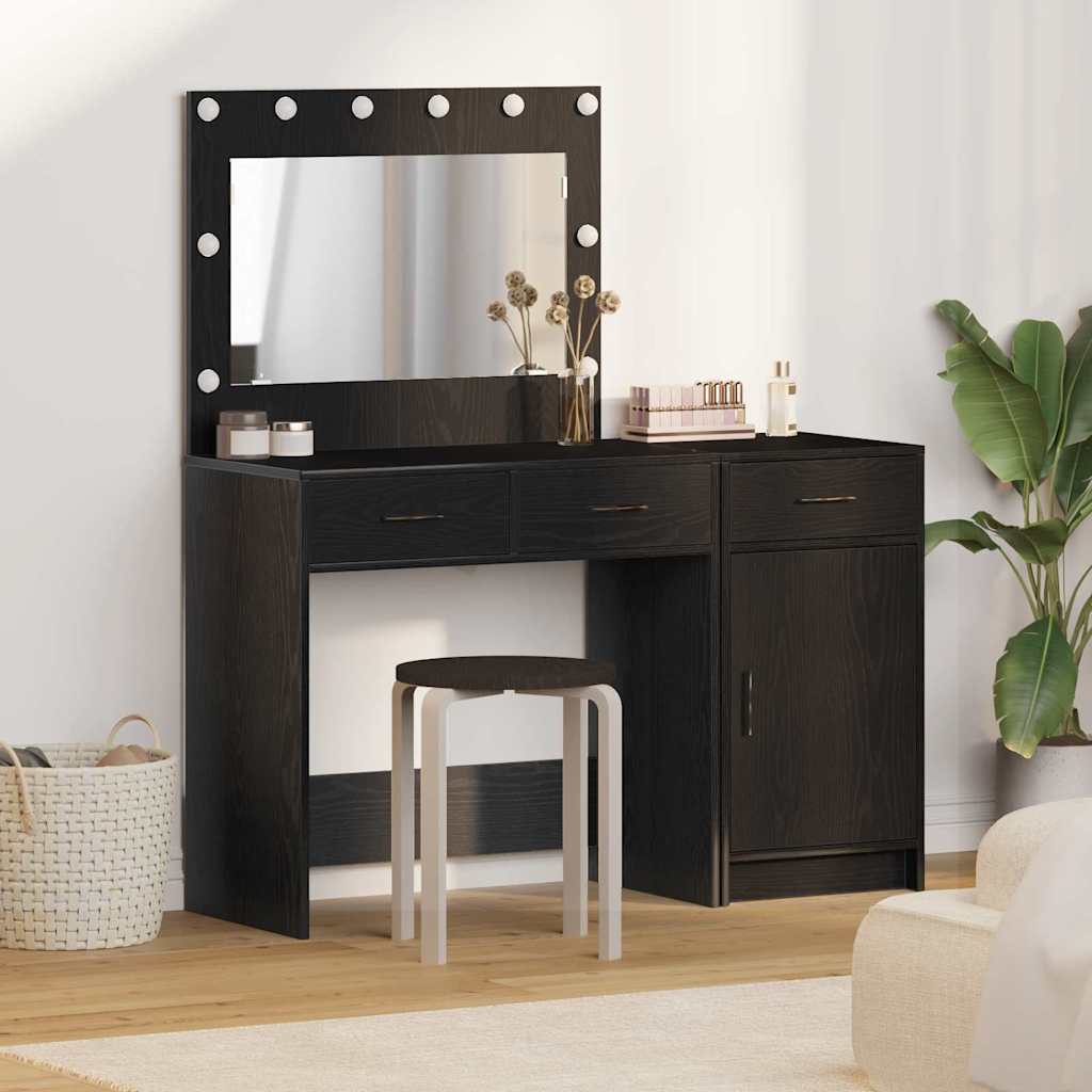 vidaXL Kaptafel met lade 2 pcs Wit 40 x 41 x 75 cm Bewerkt hout