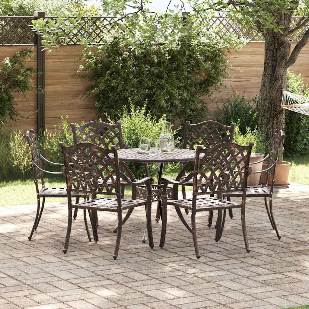 vidaXL Ensemble de jardinage 5 pcs Vert Aluminium