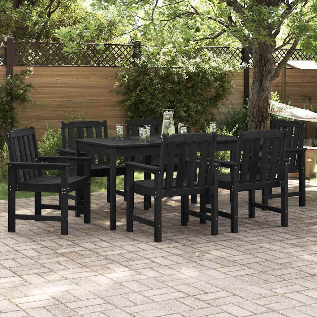 vidaXL Garden chair 4 pcs White 65.5 x 59 x 88 cm Polyethylene