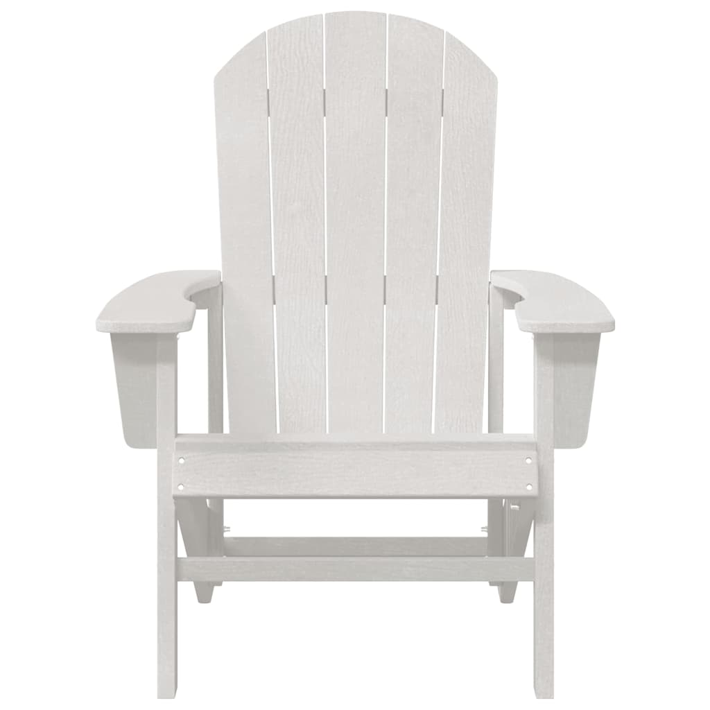 vidaXL Garden Chair 2 pcs White 82 x 74 x 92 cm Polyethylene