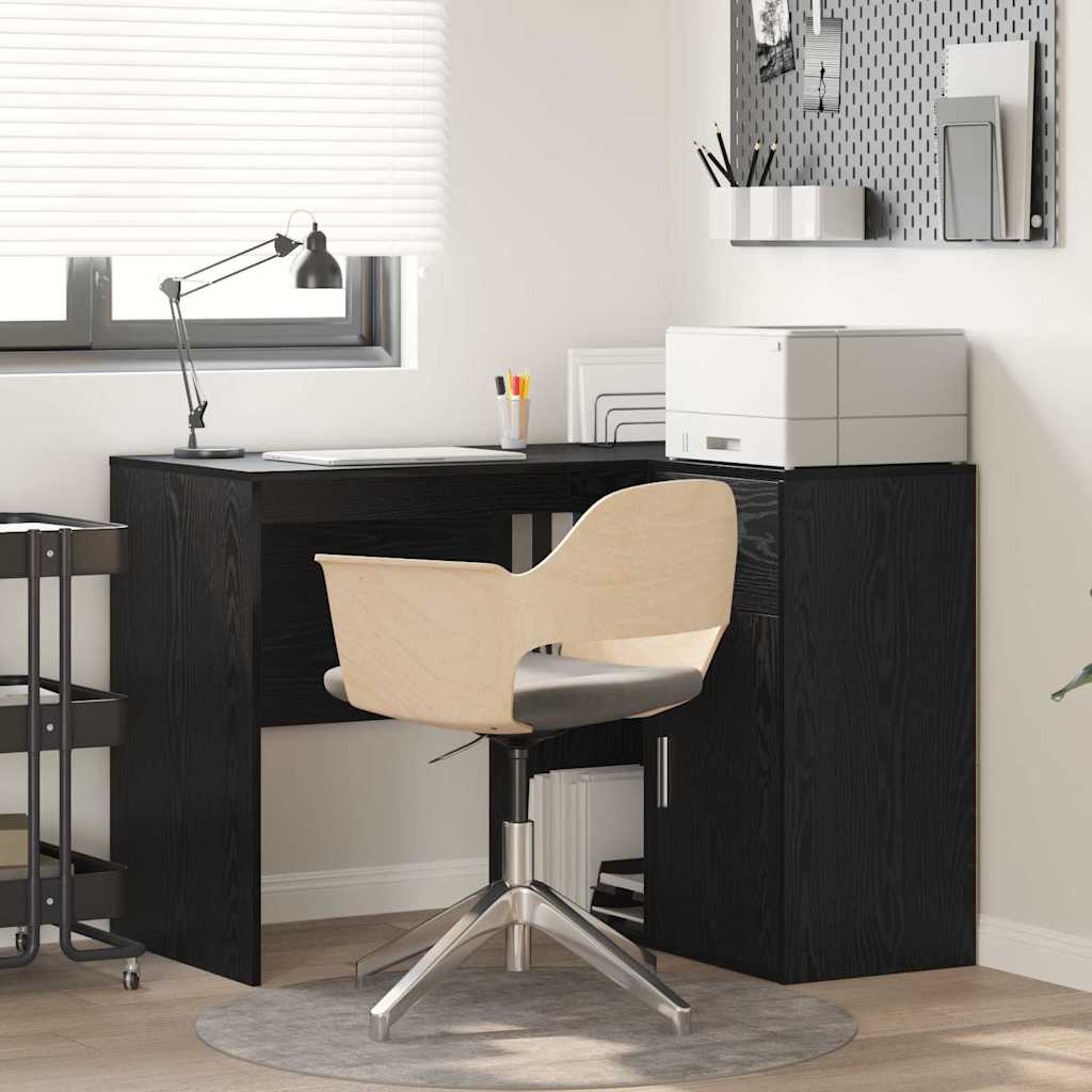 vidaXL Hoekbureau met lade Wit 102 x 88 x 75 cm