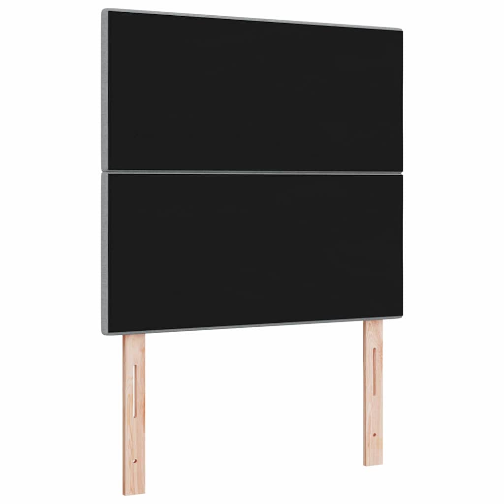 vidaXL Hoogte verstelbaar hoofdbord Lichtgrijs 80 cm Stof