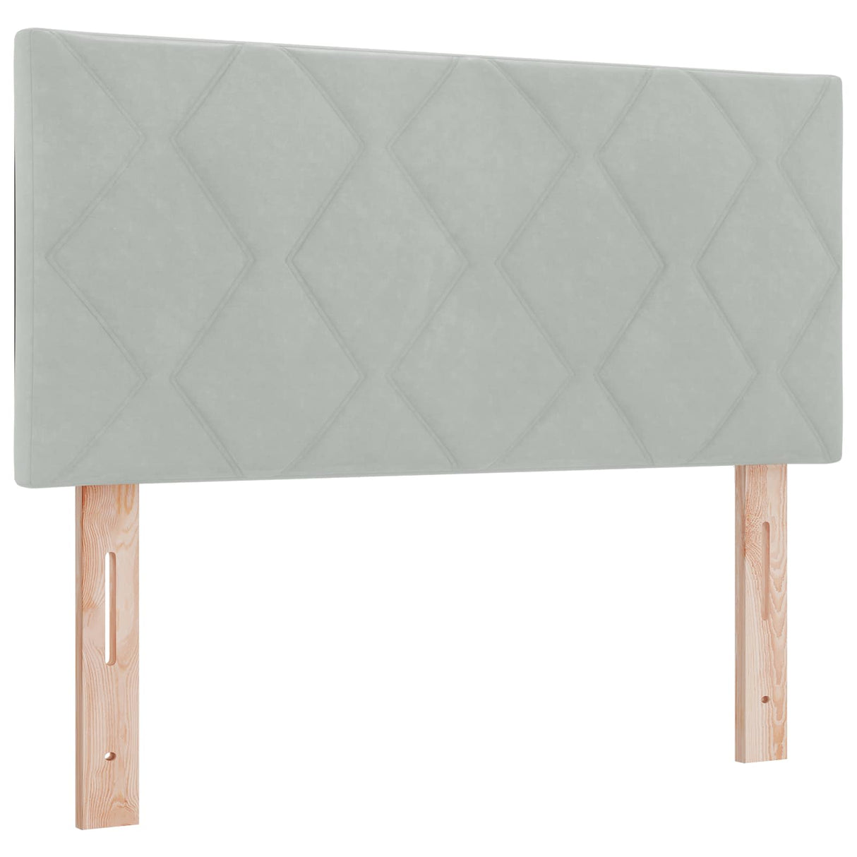 vidaXL LED Hoofdbord Lichtgrijs 80 cm Kunstleer
