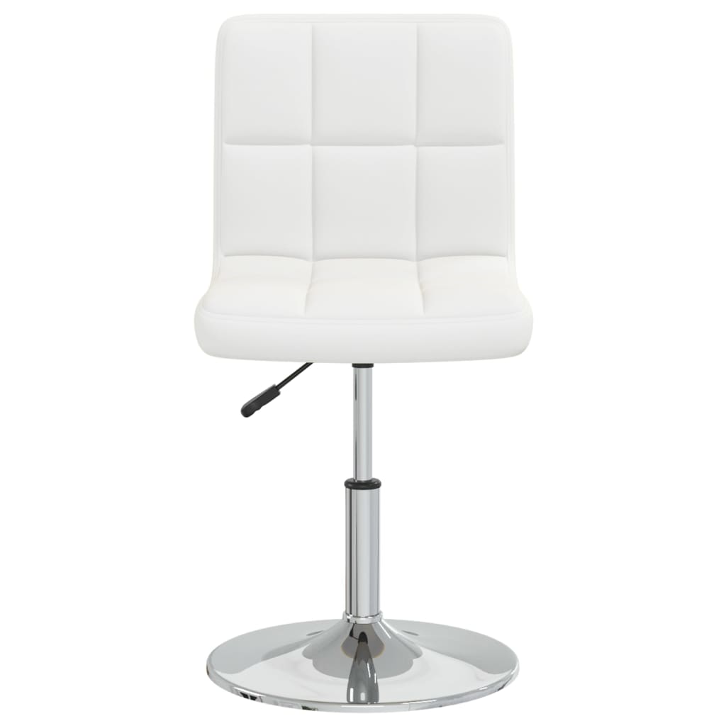 vidaXL Bar Stool Faux Leather White