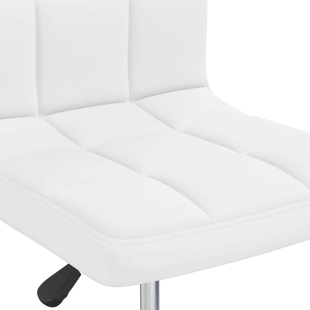 vidaXL Bar Stool Faux Leather White