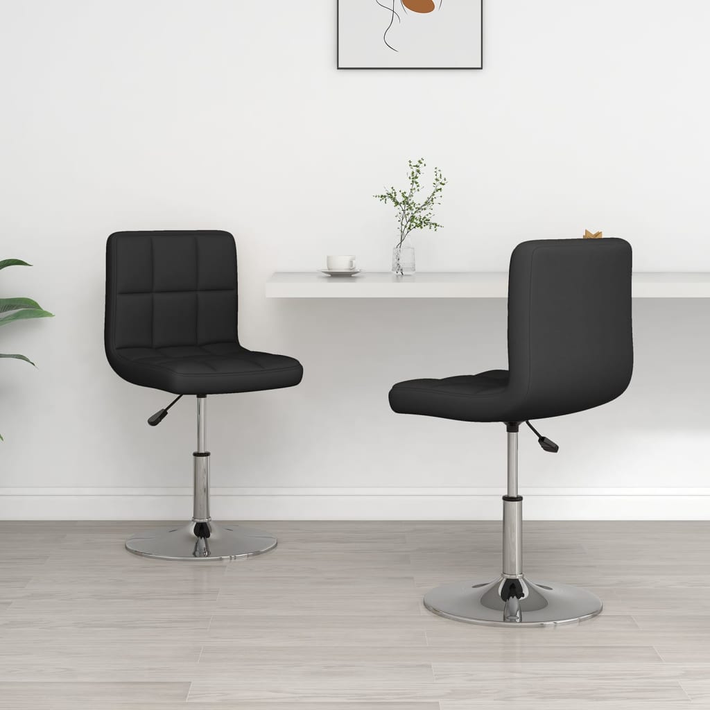 vidaXL Eetkamerstoelen 6 st kunstleer wit