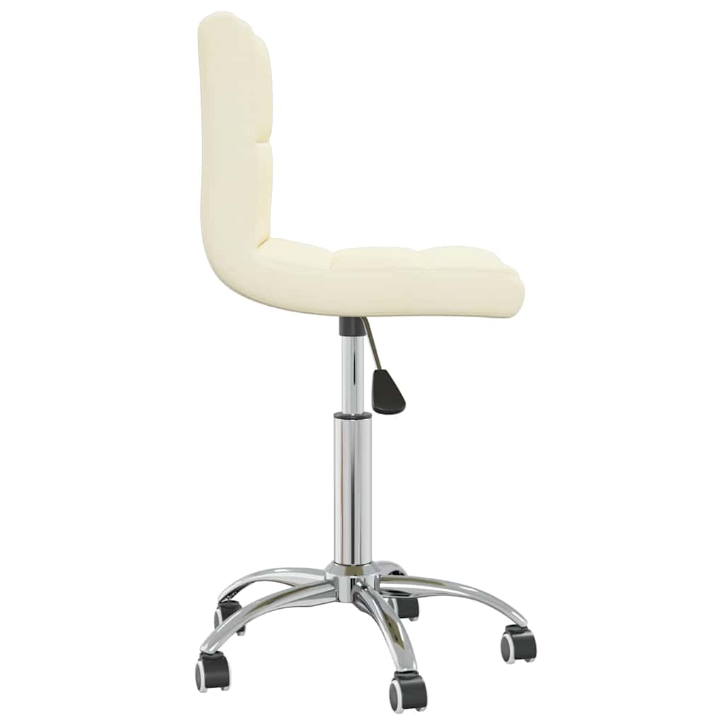 vidaXL Swivel Office Chair Fabric Light Grey