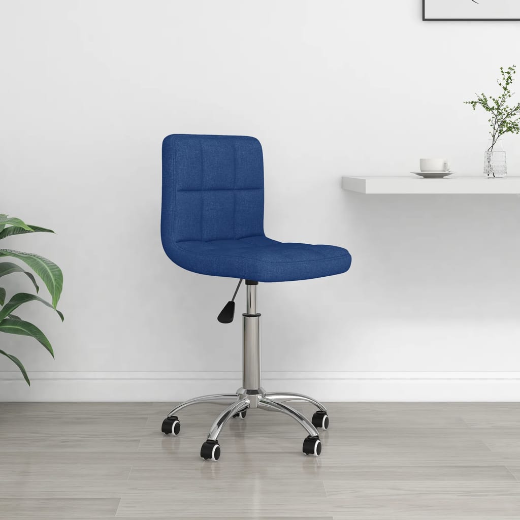 vidaXL Swivel Office Chair Fabric Light Grey
