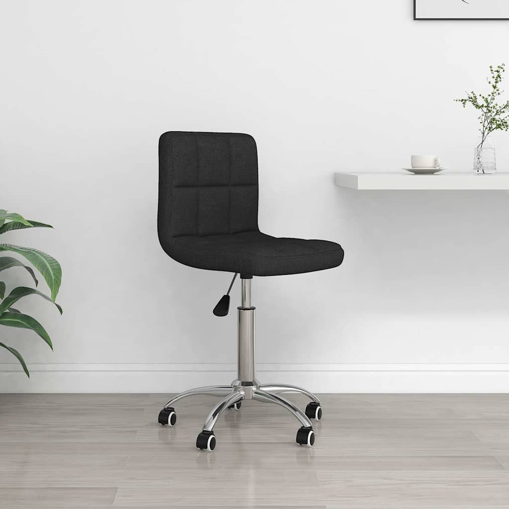 vidaXL Swivel Office Chair Fabric Light Grey