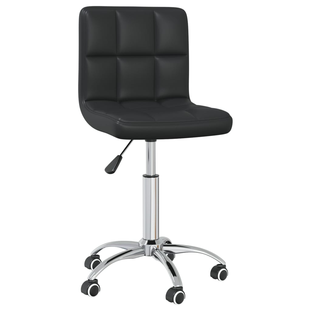 vidaXL Swivel Office Chair Faux Leather White