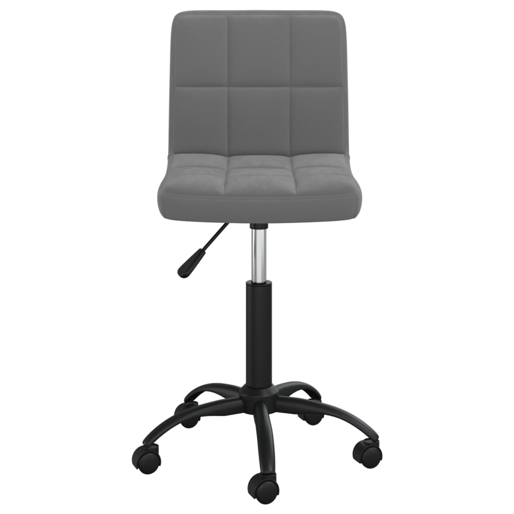 vidaXL Swivel Office Chair Velvet Black
