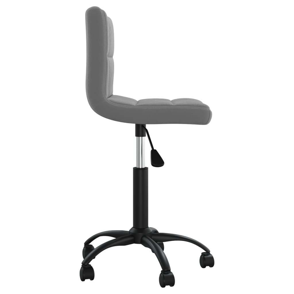 vidaXL Swivel Office Chair Velvet Black