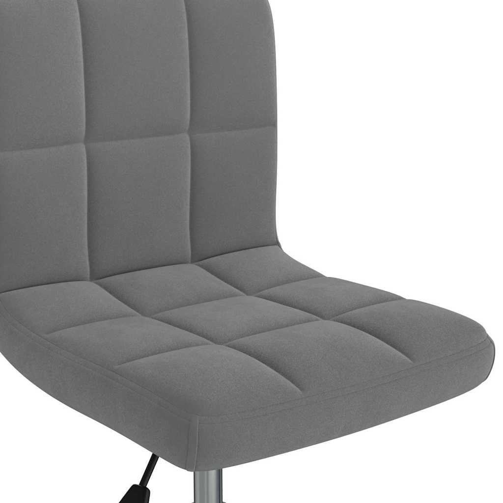 vidaXL Swivel Office Chair Velvet Black