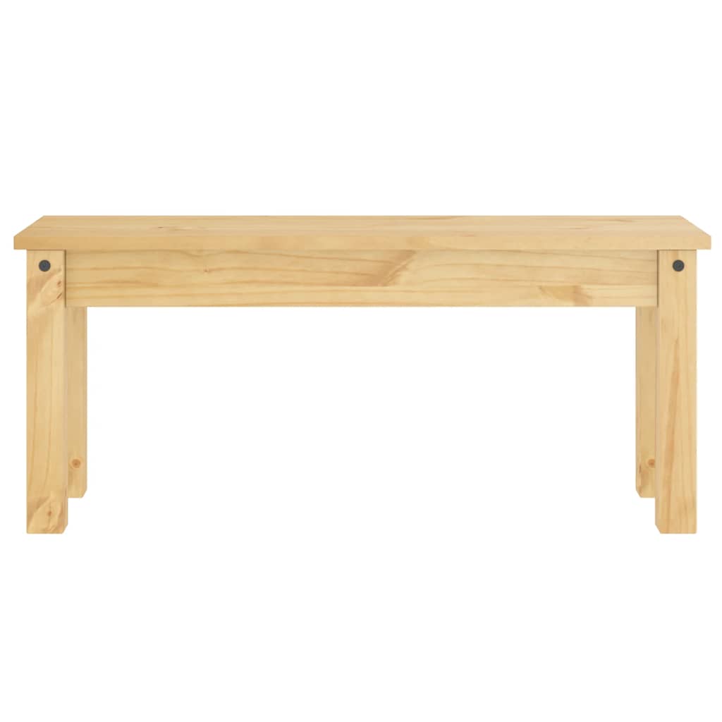 vidaXL 3-delige Eetset Panama massief grenenhout grijs