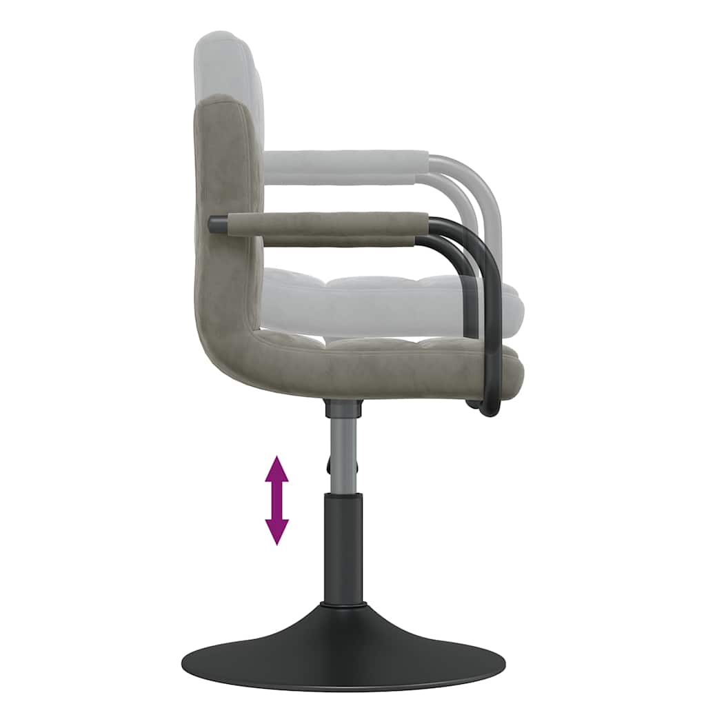 vidaXL Bar stool velvet black