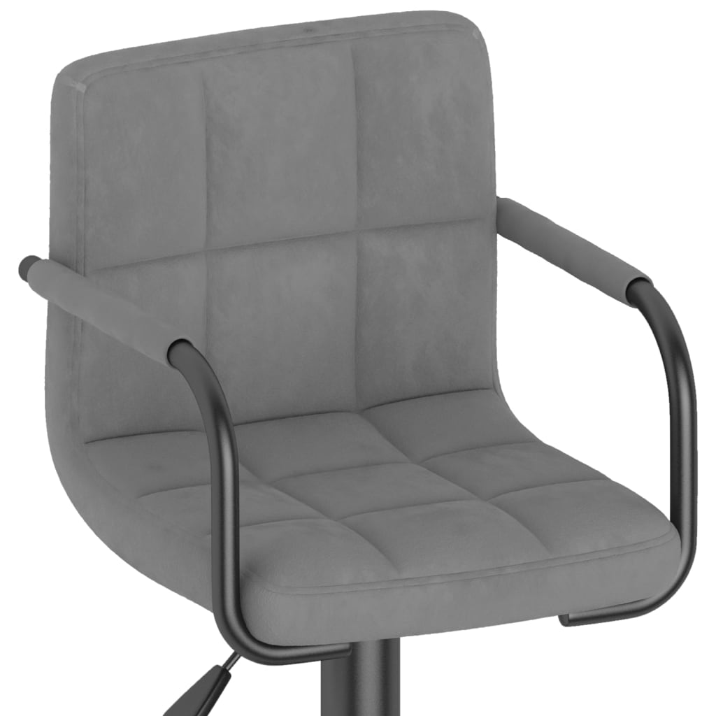 vidaXL Bar Stool velvet black
