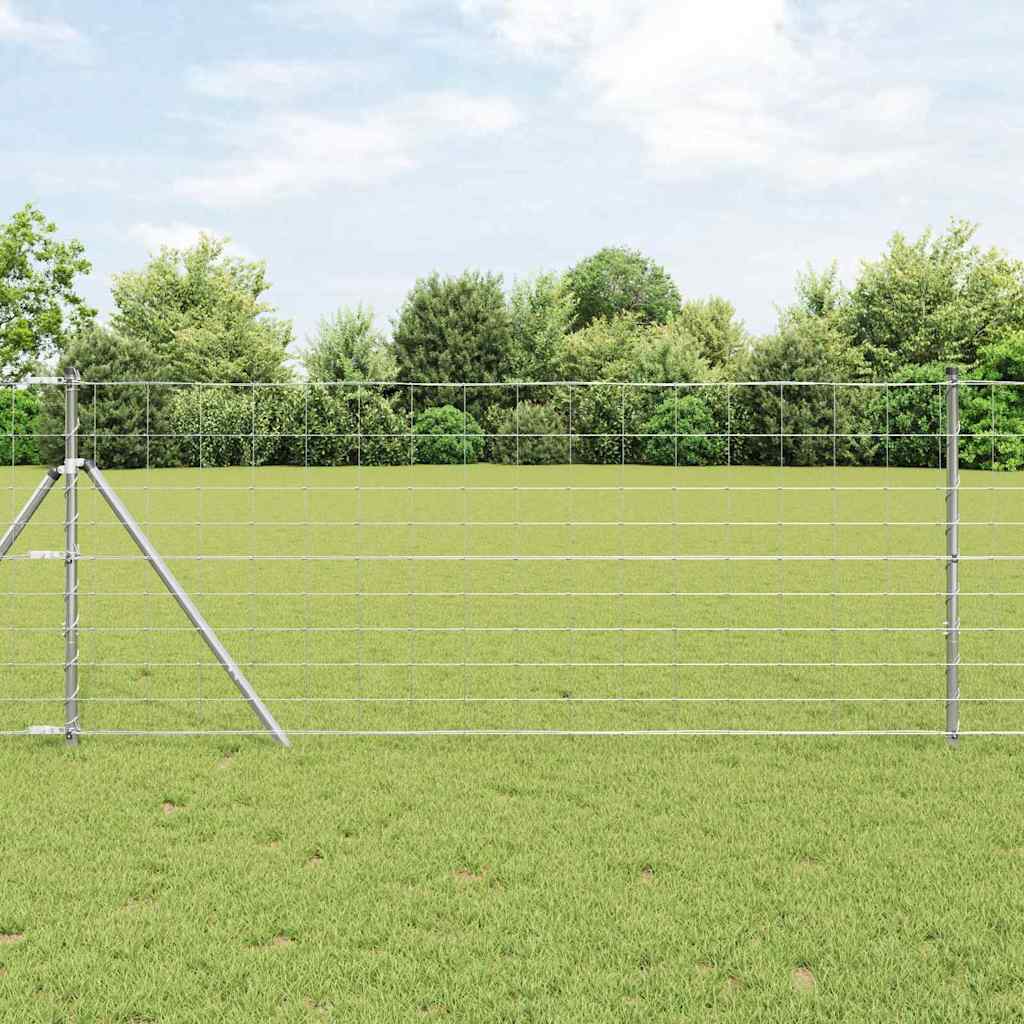 vidaXL Hekpaal. Ge galvanized 25 x 0,8 m Staal