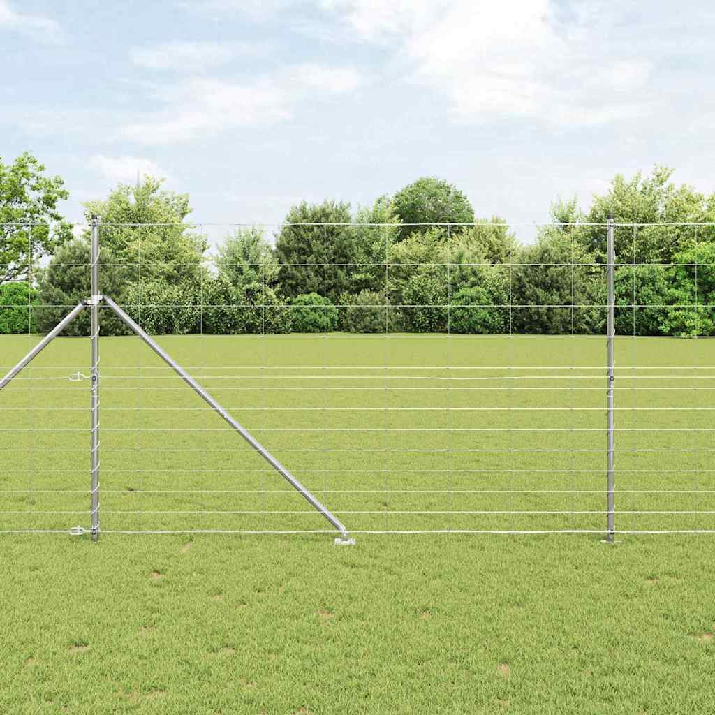 vidaXL Hekpaal. Ge galvanized 25 x 0,8 m Staal