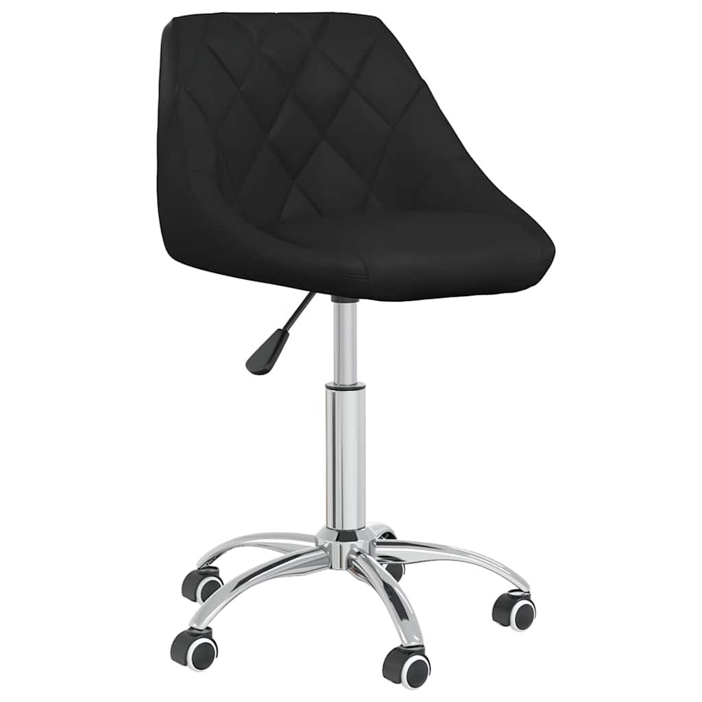 vidaXL Office Chair Swivel Artificial Leather White