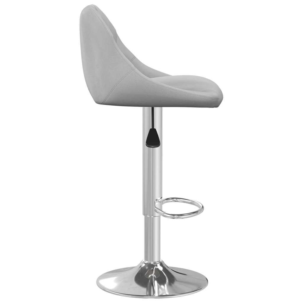 vidaXL Bar stool velvet black