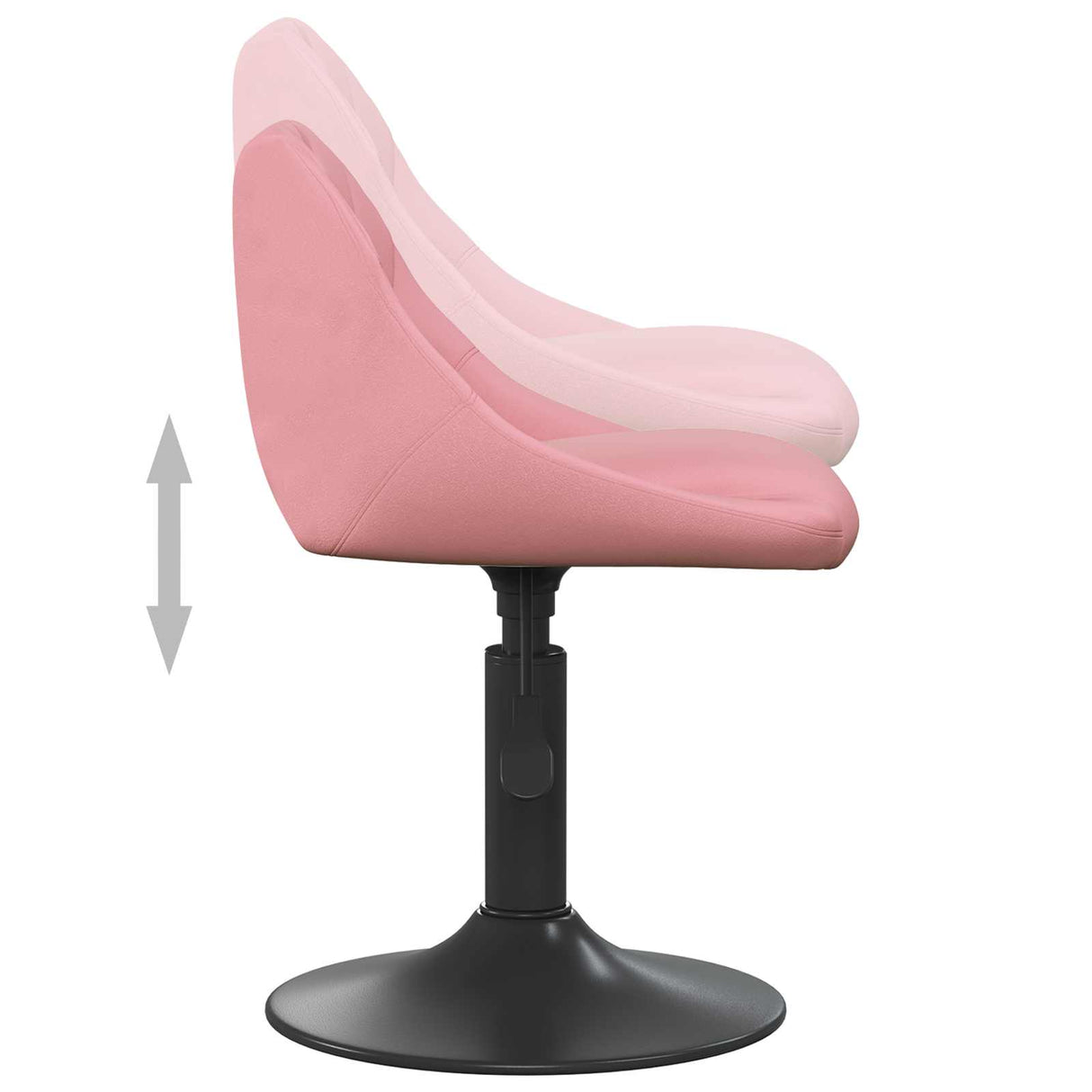 vidaXL Bar Stool velvet black