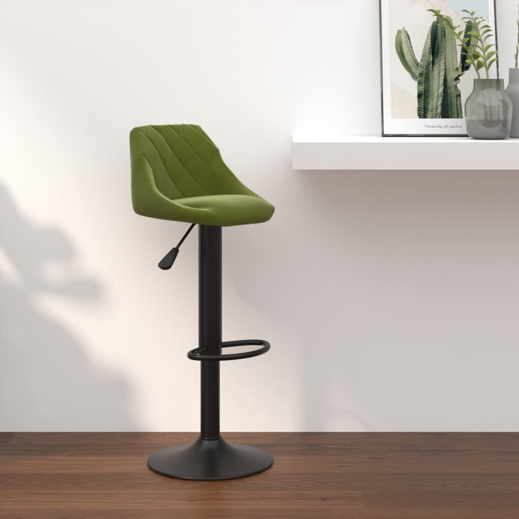 vidaXL Bar Stool velvet black