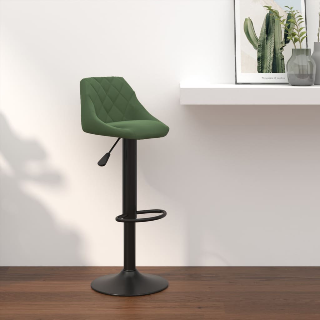 vidaXL Bar Stool velvet black