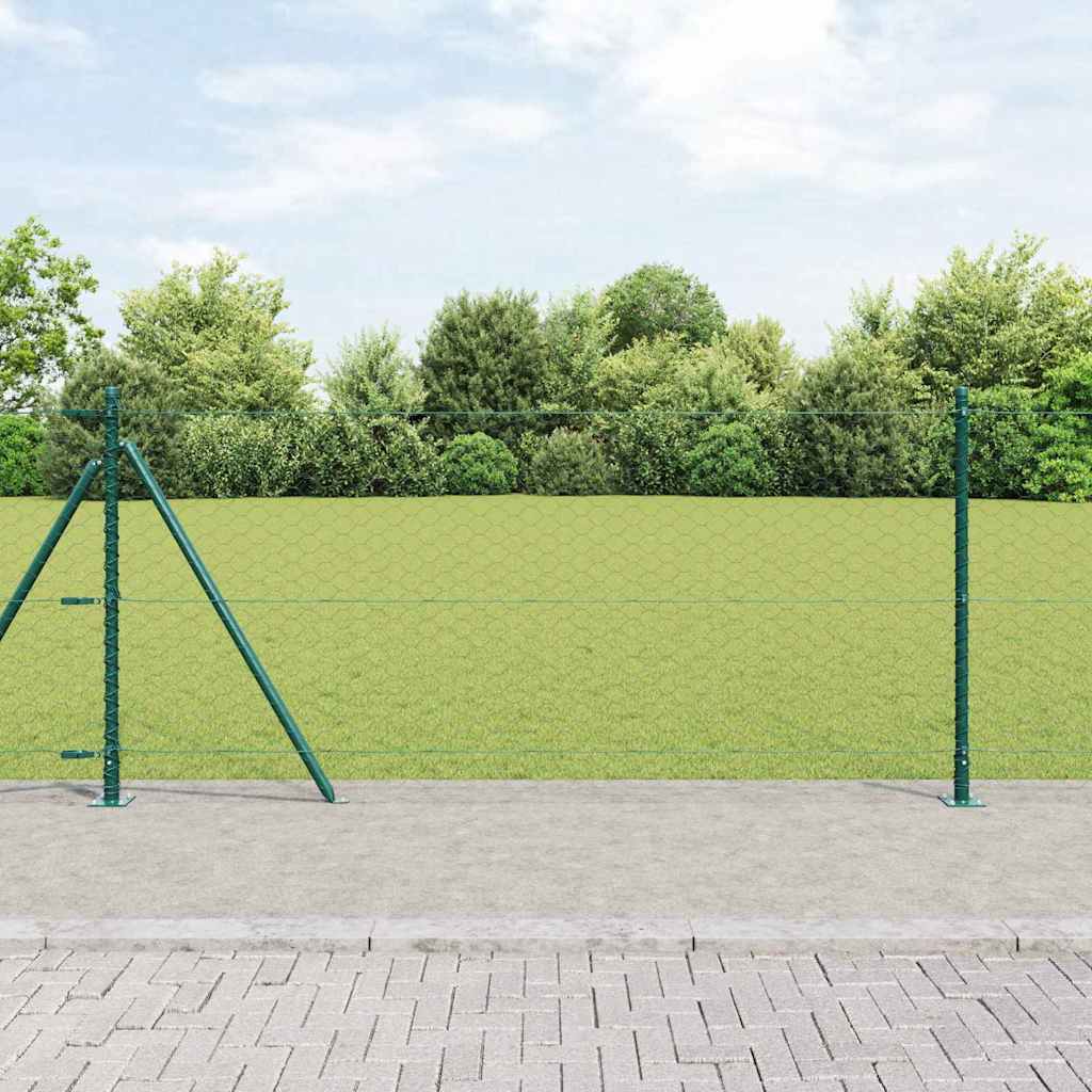 vidaXL Hekpaal. Groen