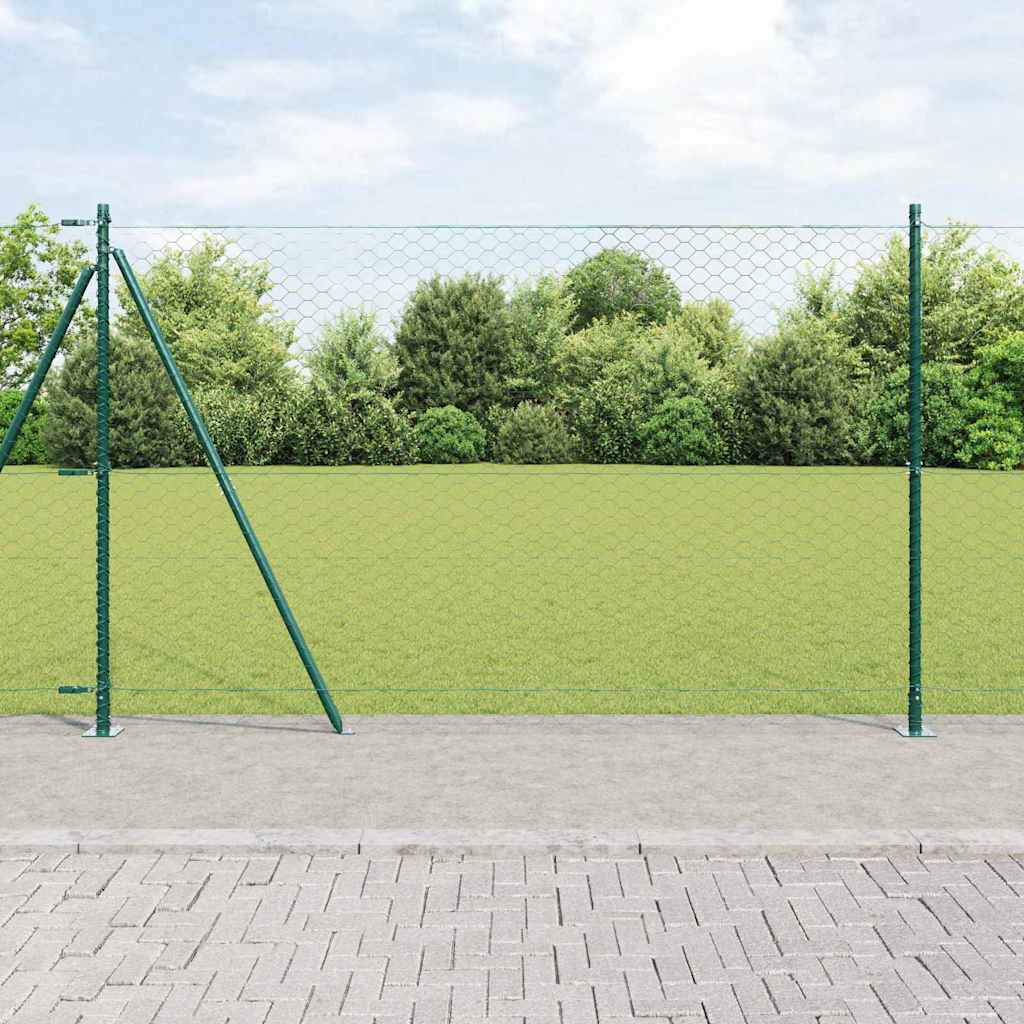 vidaXL Hekpaal. Groen