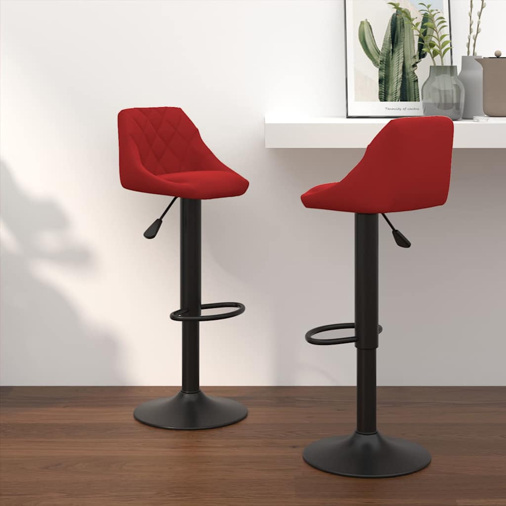 vidaXL Bar Stool velvet black
