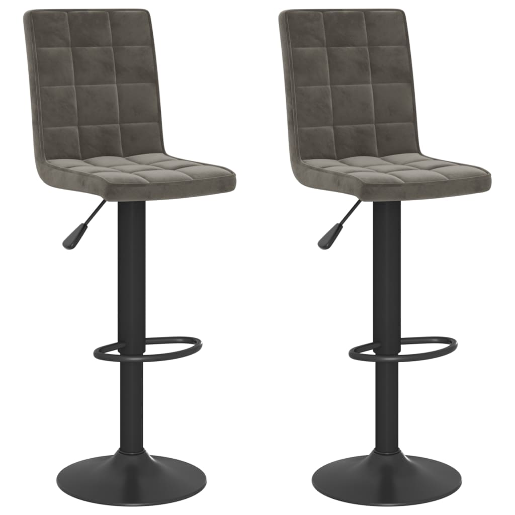 vidaXL Bar Stool velvet black