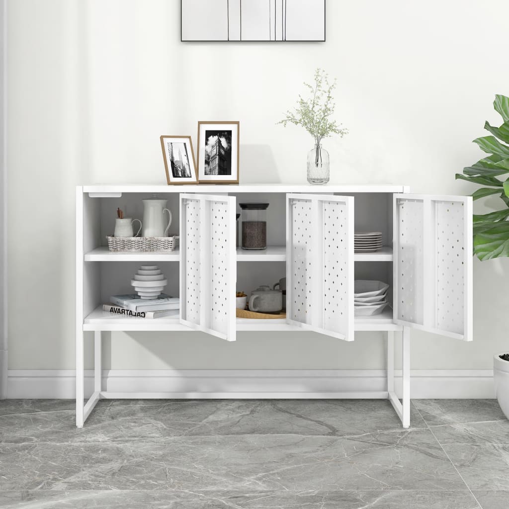 vidaXL Sideboard 105x35x75 cm steel black
