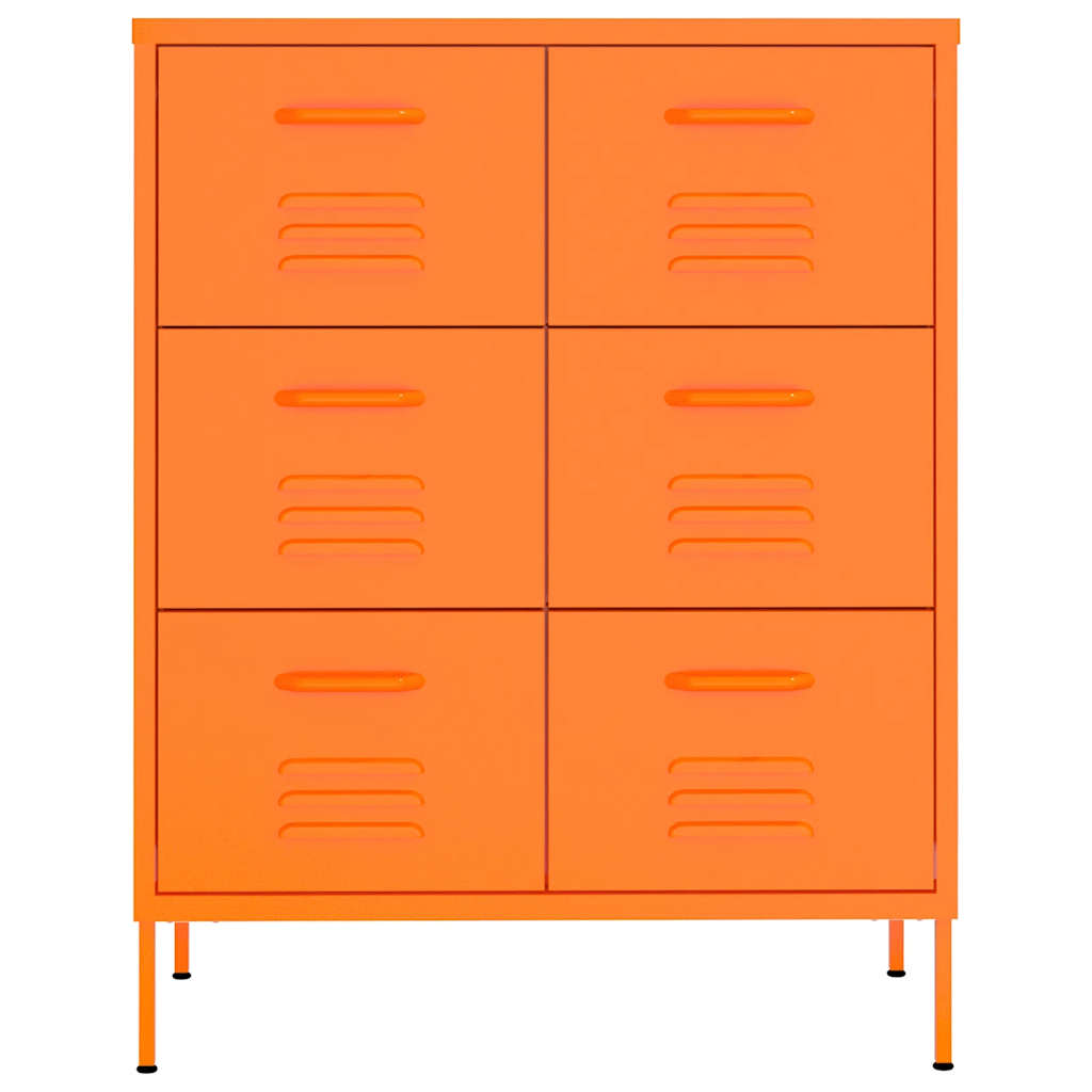 vidaXL Ladekast 80x35x101,5 cm staal olijfgroen