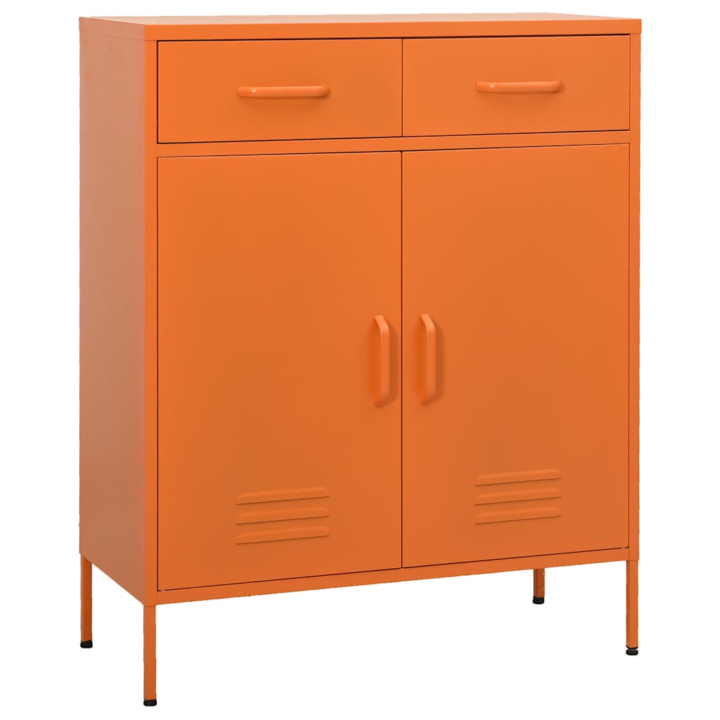 vidaXL Opbergkast 80x35x101,5 cm staal olijfgroen