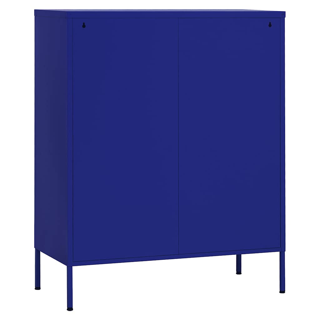vidaXL Opbergkast 80x35x101,5 cm staal olijfgroen